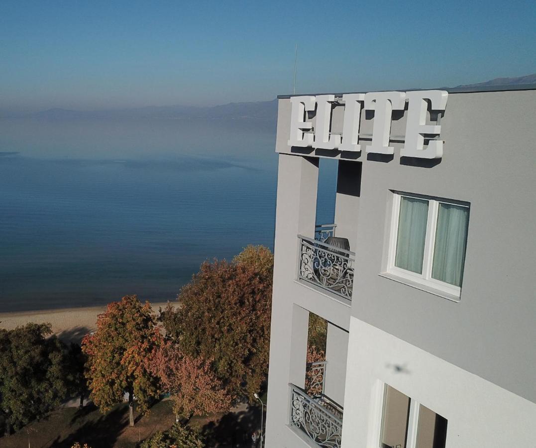 Hotel Elite à Pogradec Extérieur photo